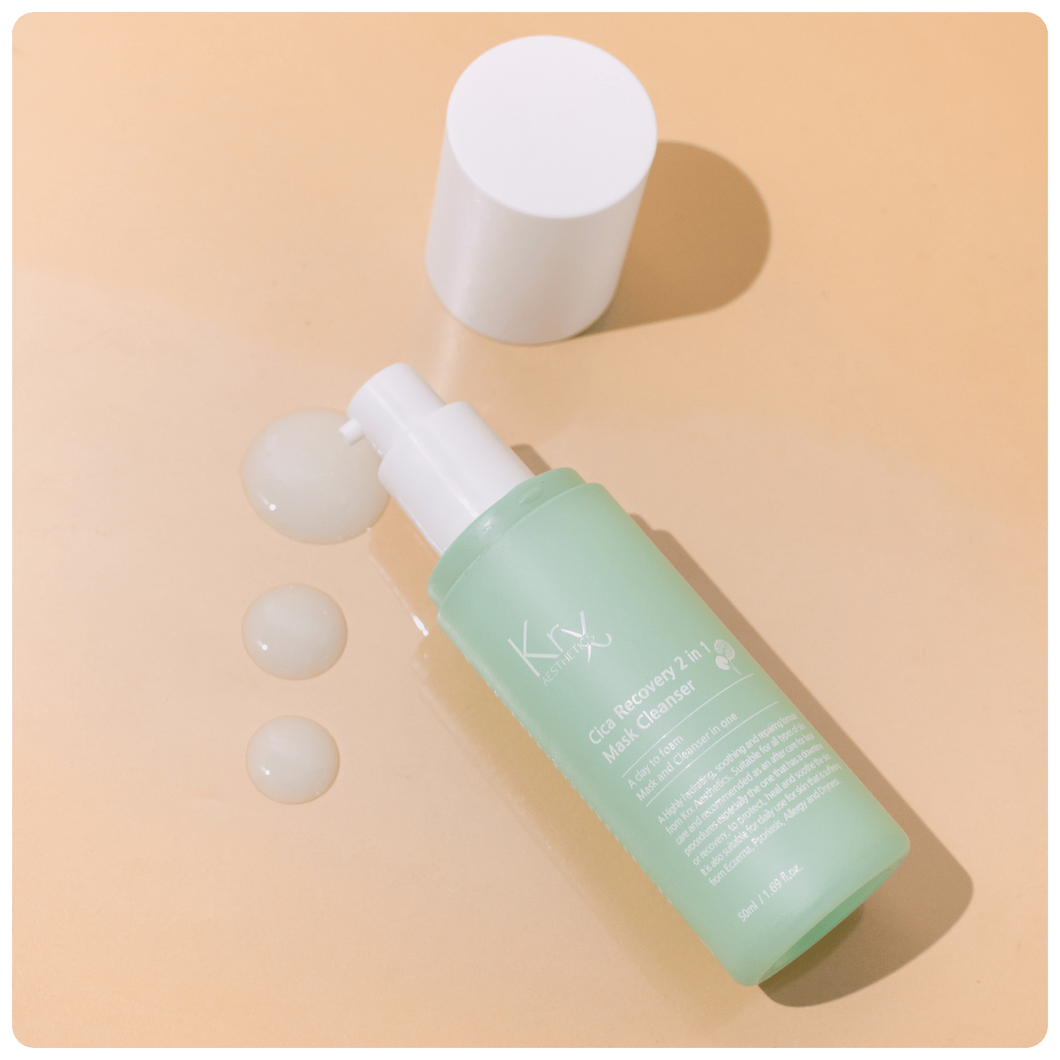 Cica Recovery 2 in 1 Mask Cleanser - Cosmétique professionnelle KRX Aesthetics Suisse