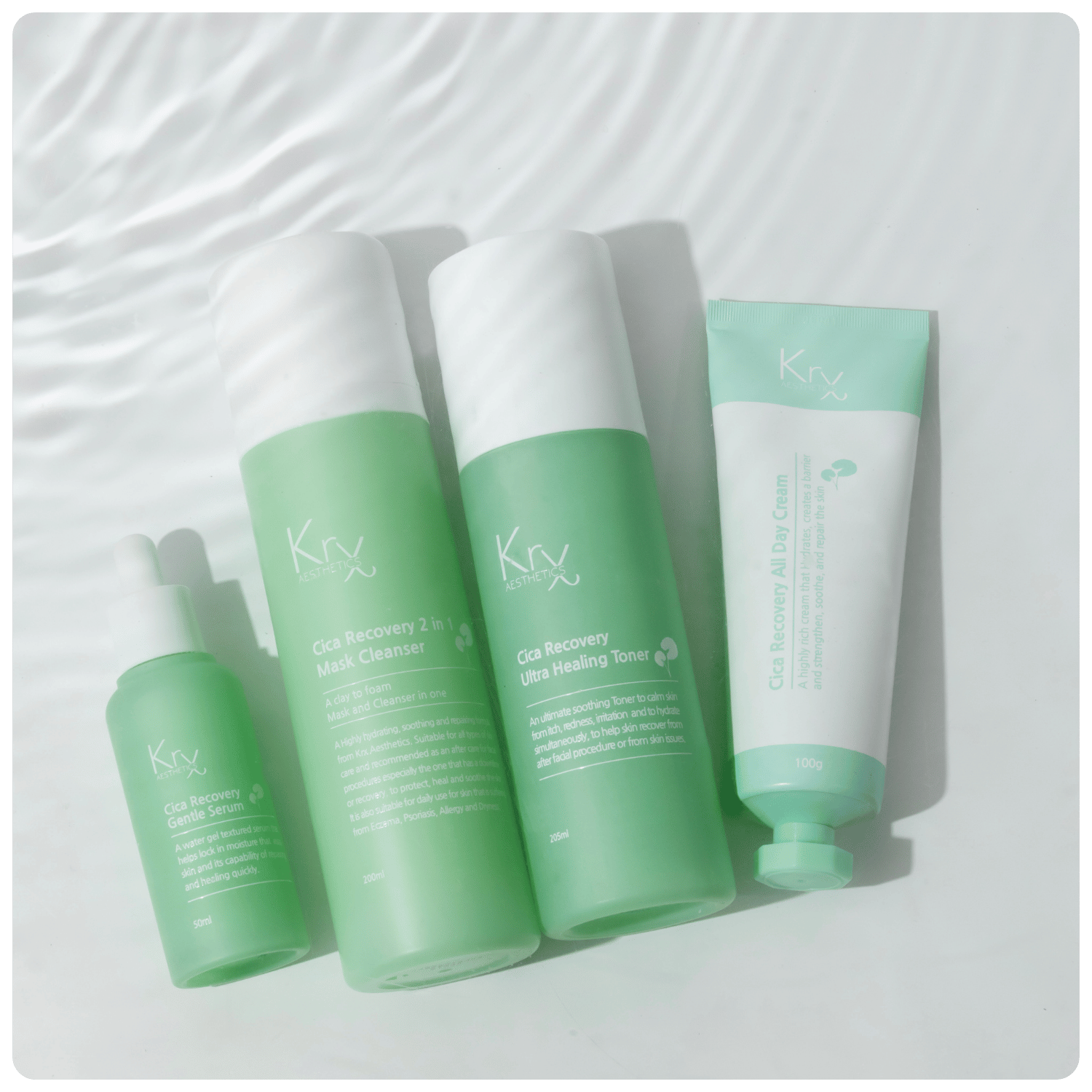 Cica Recovery Set - Cosmétique professionnelle KRX Aesthetics Suisse