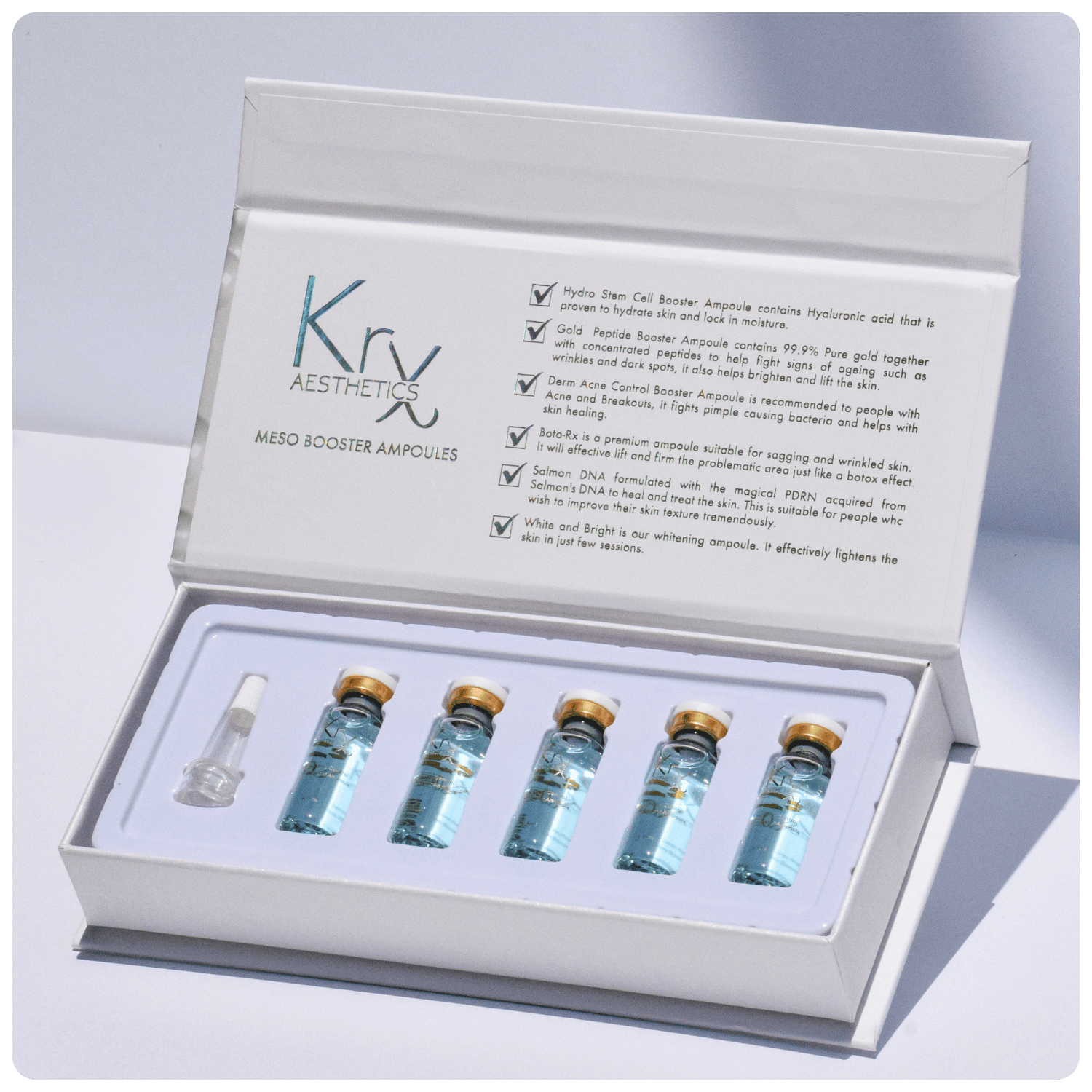 Meso Booster Ampoule – Derm Acne Control - Cosmétique professionnelle KRX Aesthetics Suisse