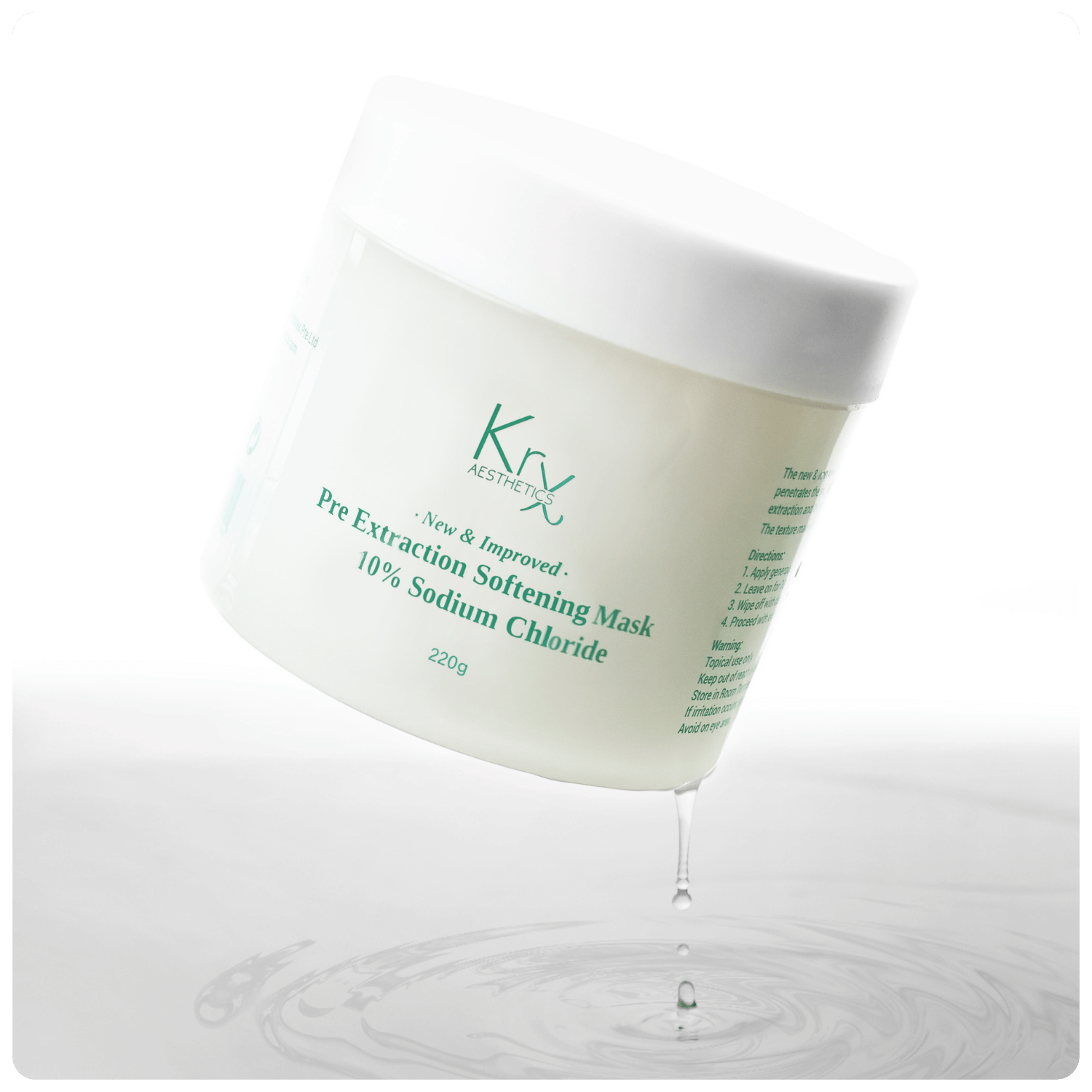 Pre Extraction Softening Mask - 220 g - Cosmétique professionnelle KRX Aesthetics Suisse