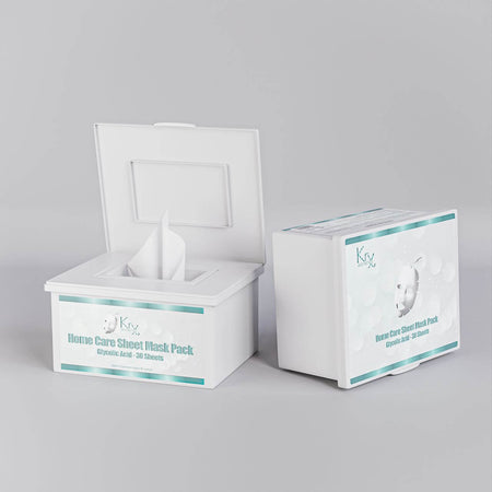 Home Care Sheet Mask Pack (Acide Glycolique) - Cosmétique professionnelle KRX Aesthetics Suisse