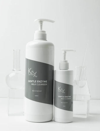 Lait Démaquillant Nettoyant Enzymatique - 1000 ml - Cosmétique professionnelle KRX Aesthetics Suisse